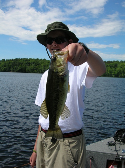 Nice bass from Megunticook Lake in Camden